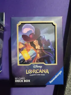 Disney - Lorcana Deck Elsa & Captain Hook Deck Boxes + Captain Hook Sleeves NEW - Image 5