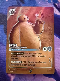 Disney Lorcana Baymax, Personal Healthcare Companion ENCHANTED x1 NM - Image 1