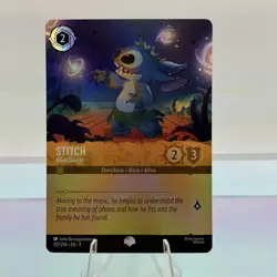 Disney Lorcana Stitch Alien Dancer Epic Fabled Holofoil Card 207/204 NM - Image 1