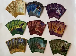 45 sleeves Disney Lorcana Card Game Shield Protector 5 each of 9 characters - Image 1