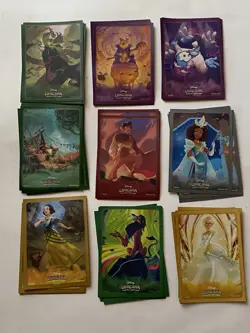 45 sleeves Disney Lorcana Card Game Shield Protector 5 each of 9 characters - Image 2
