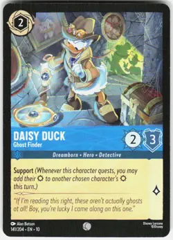 Daisy Duck Ghost Finder 141/204 Whispers in the Well Disney Lorcana - Image 1