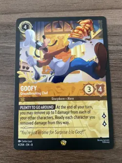 Goofy Groundbreaking Chef 4/204 Legendary Non-Foil NM Disney Lorcana - Image 1