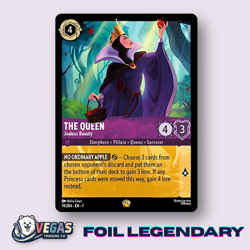 The Queen Jealous Beauty 74/204 Foil Legendary Archazia's Island Disney Lorcana - Image 1