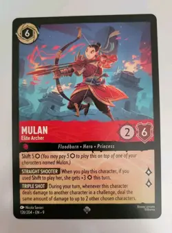 Disney Lorcana TCG - Fabled: Mulan (126/204) - Super Rare - Near Mint - Image 1