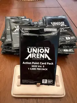 Union Arena TCG Action Point Card Pack 2025 Vol.3 English Set of 63 - Image 1
