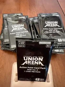 Union Arena TCG Action Point Card Pack 2025 Vol.3 English Set of 63 - Image 2