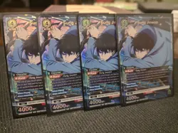 Union Arena Sung Jinwoo Release Event Promo Playset (4x) *Not available in Packs - Image 1
