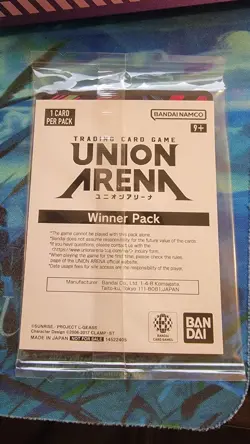 Union Arena TCG C.C. Winner Pormo Card UEPR/CGH-2-004 Blue English Sealed - Image 4