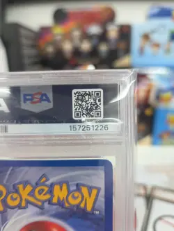 1999 POKEMON FOSSIL LAPRAS -HOLO - 10/62 - PSA 8 - Image 4