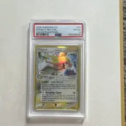 Pokemon TCG Pidgeot (Delta Species) 14/110 Holon Phantoms Reverse Holo PSA 4 - Image 1