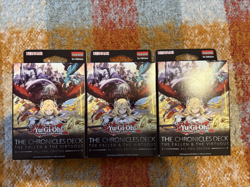 Yu-Gi-Oh! The Chronicles Deck: The Fallen & Virtuous (All-Foil, 1st Edition) x3 - Image 1