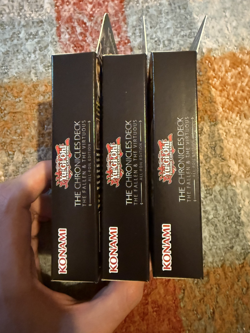 Yu-Gi-Oh! The Chronicles Deck: The Fallen & Virtuous (All-Foil, 1st Edition) x3 - Image 3