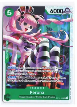 One Piece Card Game TCG Perona OP14-033 SR M/NM Condition - Image 1
