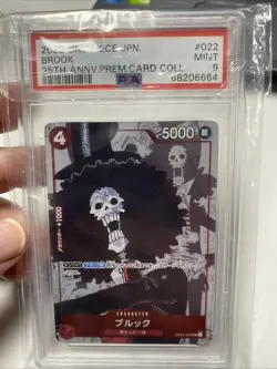 DW (PSA 9] Brook ONE PIECE Japanese OP01-022 UC Parallel 25th Premium Collection - Image 1