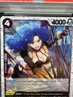 Miss Doublefinger - One Piece PRB01 OP05-073 Waifu Jolly Roger Foil PSA 10 - Image 1