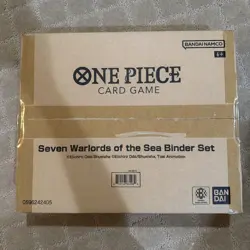 One Piece Card Game Seven Warlords of the Sea Binder Set ENGLISH- Factory Sealed - Image 1