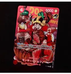 One Piece Card Game Monkey D. Luffy P-159 29th Anniversary Promo Sealed JP - Image 1