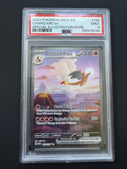 Charizard ex 151 Pokemon Card 199/165 PSA 9 - Image 1