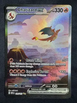 Pokemon SV Scarlet & Violet 151 Charizard EX Card 199/165 SIR - Image 1