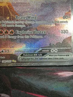 Charizard ex 199/165 Sv: Scarlet & Violet 151 SIR Error Card Missing Ink - Image 4