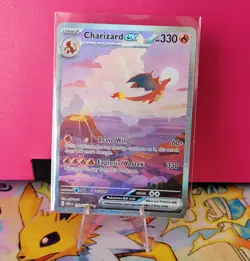 Pokemon TCG Charizard EX 151 Illustration Rare Card 199/165 - Image 1