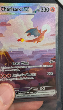 Charizard ex - 199/165 - Special Illustration Rare Pokemon 151 Card - NM English - Image 4