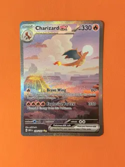 Pokemon Charizard EX 151 Card 199/165 Pokemon TCG - Image 1