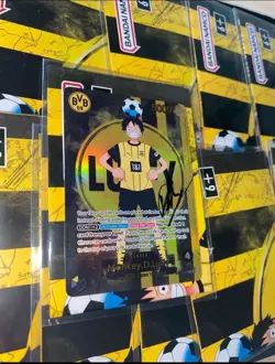 BVB Dortmund X One Piece Felix Nmecha Autograph ST13-003 Autogramm LUFFY Card - Image 3