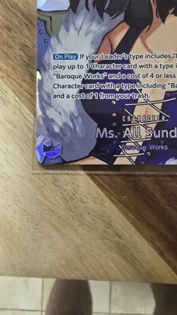 Ms All Sunday SP OP16 NM+ The Time of Battle English - Image 3