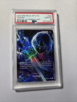 2025 One Piece Op12 EN Tashigi #050 SPECIAL ALT ART SP PSA 10 - Image 1