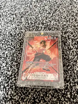 Bandai One Piece CCG Portgas D. Ace OP16-001 Leader Special Foil Alt Art - Image 2