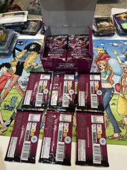 One Piece Card Game a Fist of Divine Speed OP-11 Booster Pack Lot Of 6 Packs D - Image 2