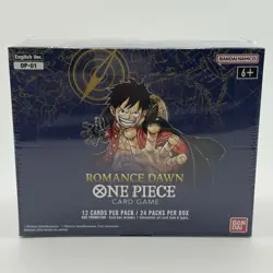 One Piece Card Game Romance Dawn OP-01 Booster Box Sealed - English White Bottom - Image 1