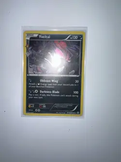 Yveltal RC16/RC32 Radiant Collection XY Generations HOLO Shiny Pokemon Card LP - Image 1