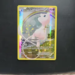 Pokemon TCG Mew XY110 Black Star Promo Card Near Mint Condition - Image 2