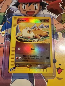 Cubone 103/165 Reverse Holo Expedition Pokemon Card 2002 WoTC E-Reader - Image 1