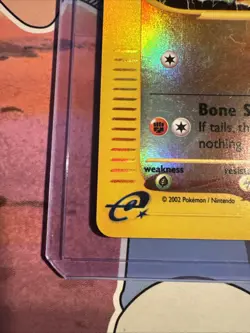 Cubone 103/165 Reverse Holo Expedition Pokemon Card 2002 WoTC E-Reader - Image 3