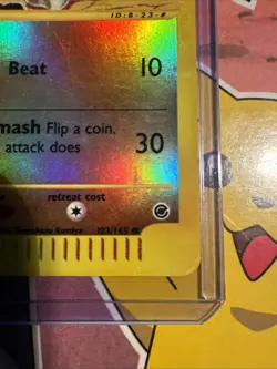 Cubone 103/165 Reverse Holo Expedition Pokemon Card 2002 WoTC E-Reader - Image 4
