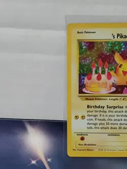 🥳 BIRTHDAY PIKACHU HOLO 24 Celebrations Pokemon Card 🔥 MINTY🔥 👀 - Image 4