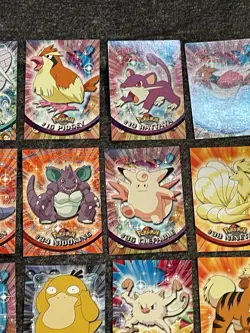 1998 Topps Pokemon Cards Lot of 27 TV Animation Edition - Image 3