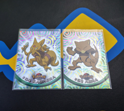 Topps Pokemon TV Animation Edition 1999 foil Abra Kadabra 2-Card Lot #63 #64 - Image 1