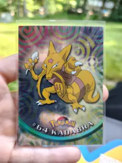 Topps Pokemon TV Animation Edition 1999 foil Abra Kadabra 2-Card Lot #63 #64 - Image 2