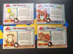 Topps Pokemon TV Animation Edition card Lot holo Bellsprout Paras Growlithe - Image 2