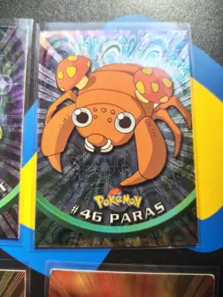 Topps Pokemon TV Animation Edition card Lot holo Bellsprout Paras Growlithe - Image 4