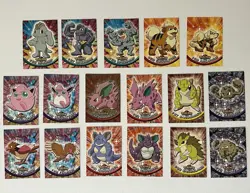 Topps 1999 Pokemon TV Animation Edition 17 Card Lot Archanine Machamp Nidoking - Image 1