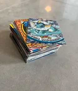 lot x62 Pokemon Topps TV Animation Edition 1999-2000 BurgerKing promo HP DMG - Image 1
