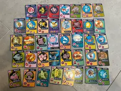 lot x62 Pokemon Topps TV Animation Edition 1999-2000 BurgerKing promo HP DMG - Image 3