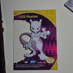 Topps Pokemon TV Animation Edition Mewtwo #150 Non-Sport Trading Card Lot of 2 - Image 2