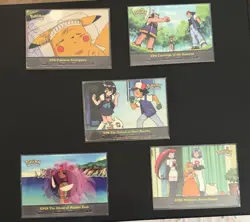 Pokemon Topps TV Animation Edition Lot Of 5 Cards LP/MP Episode Cards - Image 1